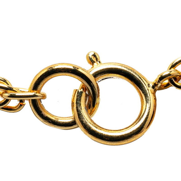 Chanel Chanel Coco Mark Round Necklace Gold Metal Necklace - Picture 2 of 5